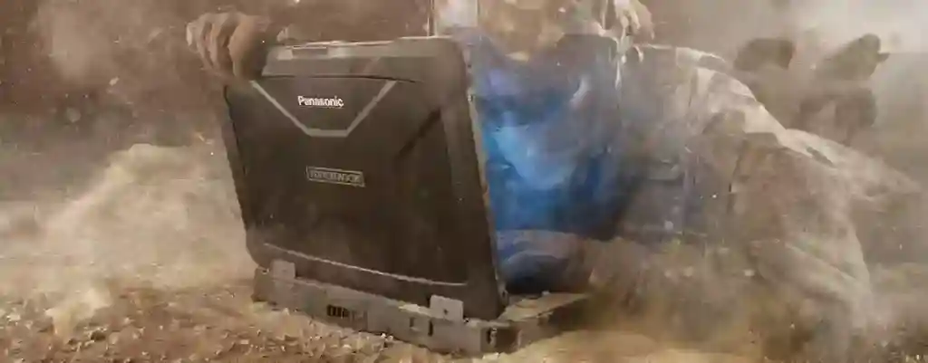 panasonic toughbook in the dust x